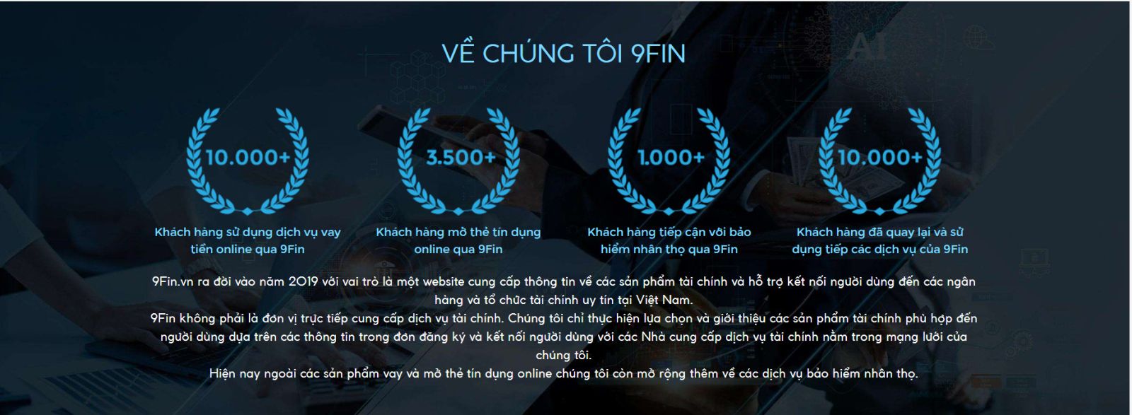 Công ty cho vay online 9FIN