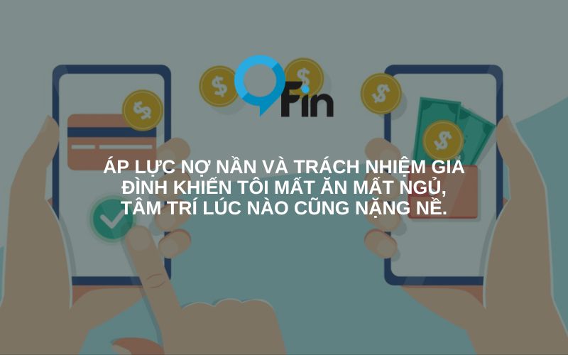 Nợ nần vay tiền khiến tôi áp lực nặng nề