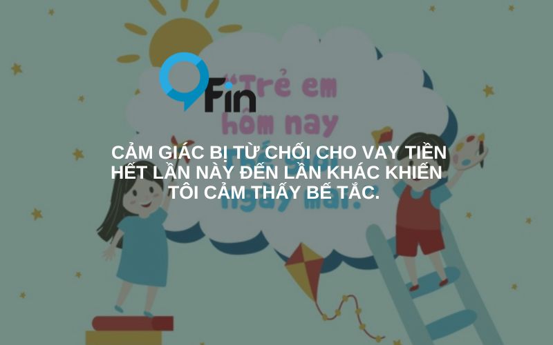  cảm giác bị từ chối hết lần này đến lần khác khiến tôi cảm thấy bế tắc.