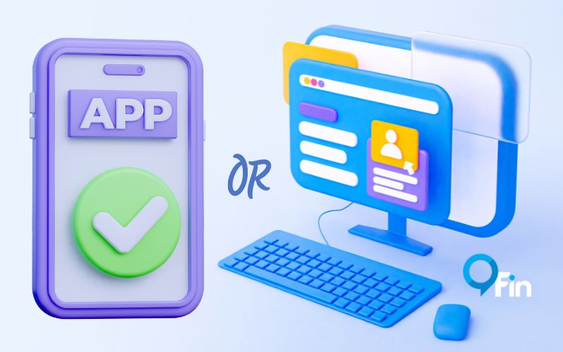 Nên vay qua web hay vay app online