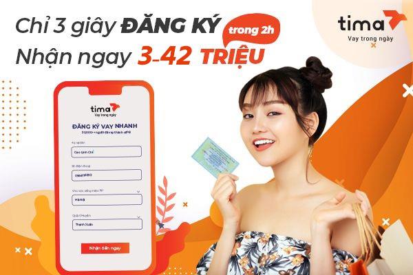 Các phương thức đăng ký vay tiền nhanh Tima