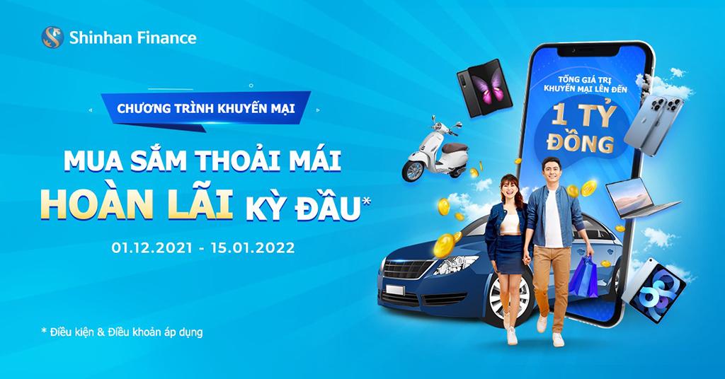 Các sản phẩm vay tiền online tại Shinhan Finance